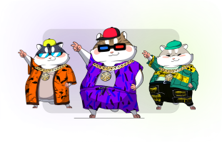 The picture shows hamsters of varying levels of rarity